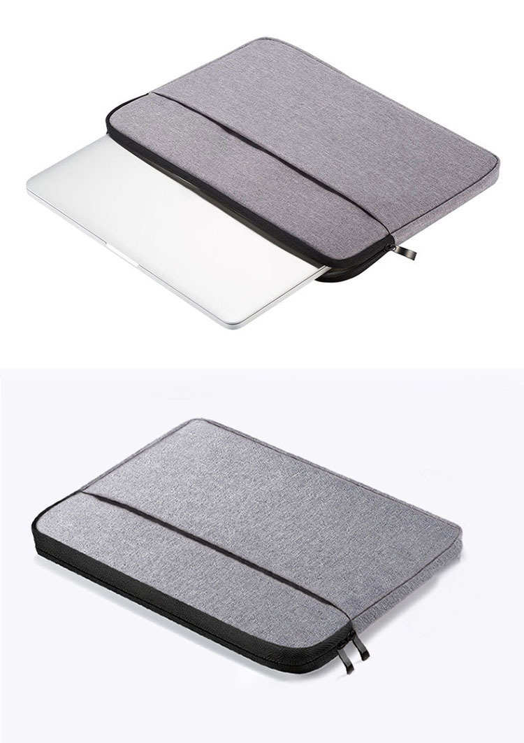 Surface Laptop Go 3/Go 2/Go (12.4インチ) ケース/カバー 収納付き ポーチ カバン型 軽量 セカンドバッグ 傷防止 シンプル キャンバス風 サーフェス｜it-donya｜04