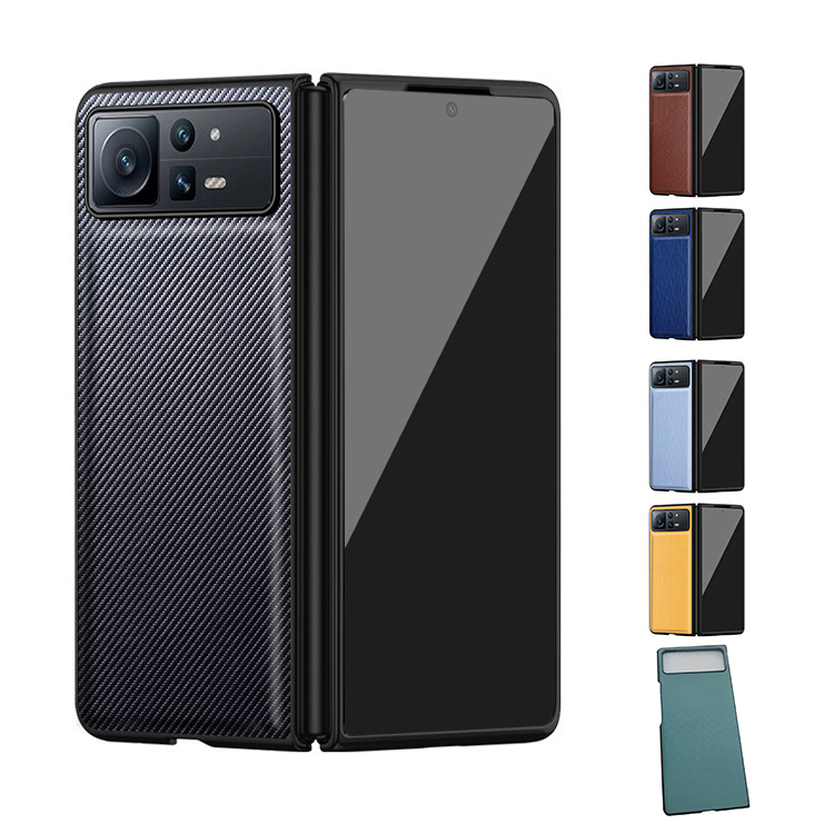 Xiaomi MIX Fold 2 �P�[�X �J�o�[ �܂肽���݌^ PU���U�[ �J�[�{���� �V���I�~ �~�b�N�X �t�H�[���h2 �������� �������