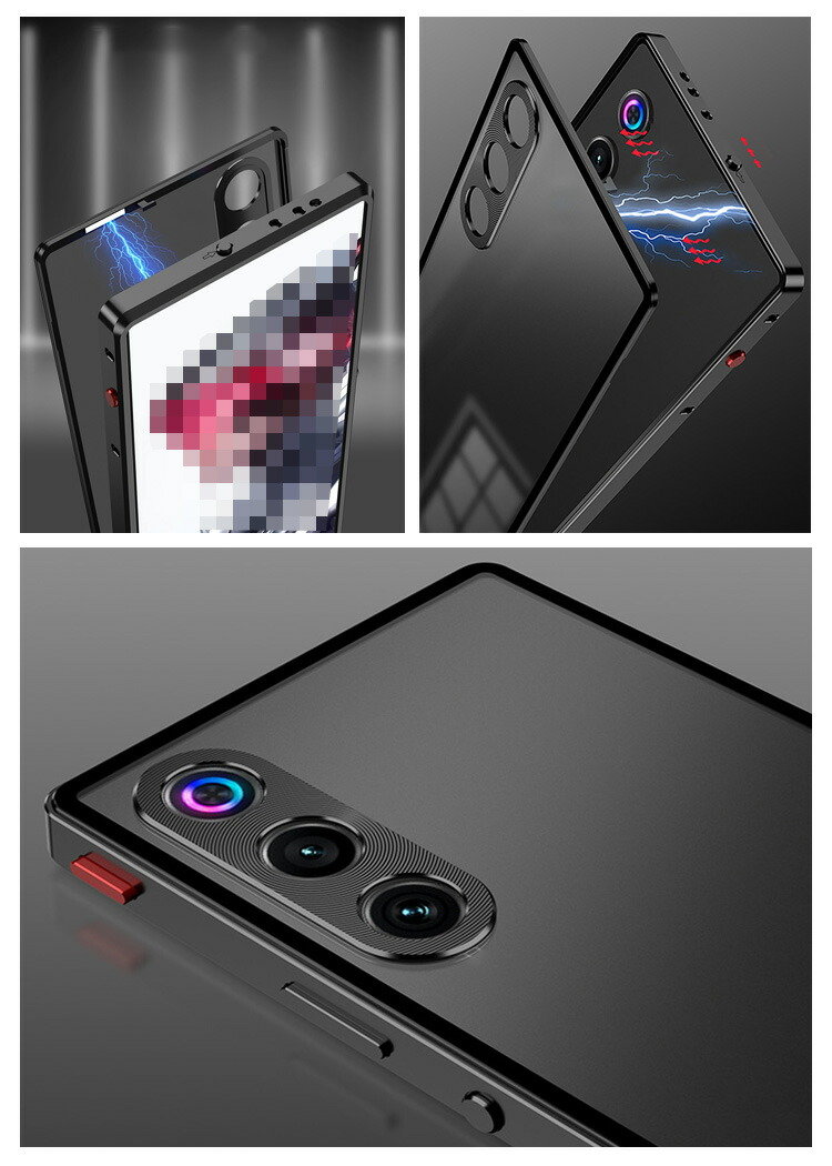 REDMAGIC 10 Air バンパー ケース アルミバンパー かっこいい クリア