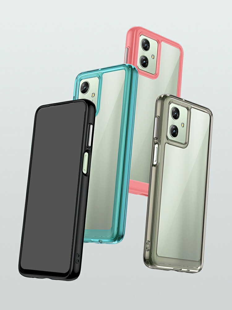 Moto G64 5G ケース g64y クリア 耐衝撃 カバー TPU 透明 ストラップ穴