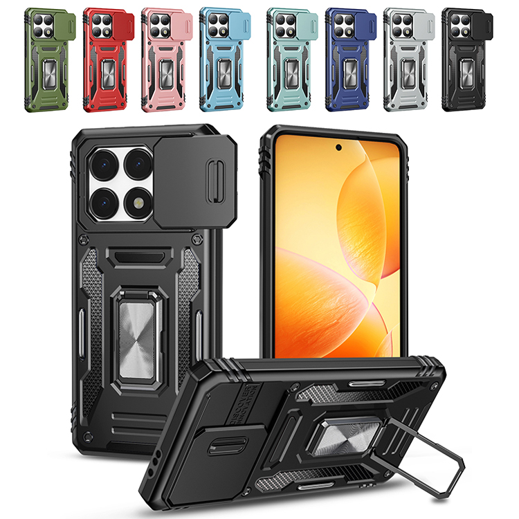 Xiaomi 14T �P�[�X 14T Pro �ϏՌ� �J�o�[  �}�O�l�b�g���ԍڃz���_�Ή� �X���C�h���J���������Y�J�o�[�t�� �����Y�ی� �X�^���h�@�\
