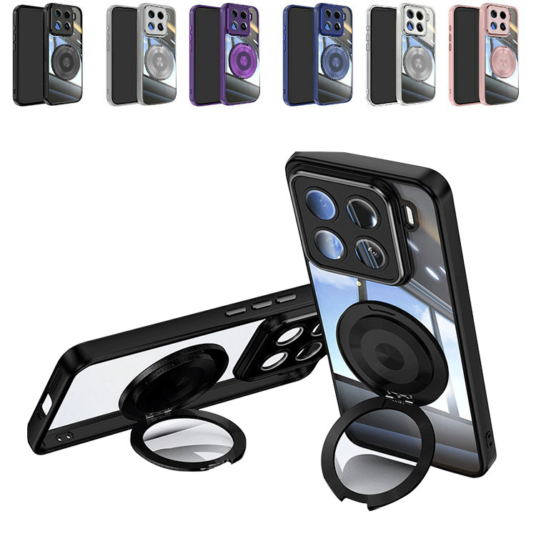 Xiaomi 15 �P�[�X �N���A �����Y�J�o�[�t�� 15 Pro �P�[�X /�J�o�[ �N���A �w�ʓ���  ��̌^�X�}�z�����O�t�� �X�^���h�@�\ Qi�[�d