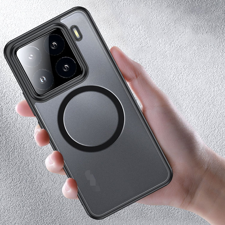 Xiaomi 15 ケース pro カバー 耐衝撃 マット 半透明 マグネット吸着 角