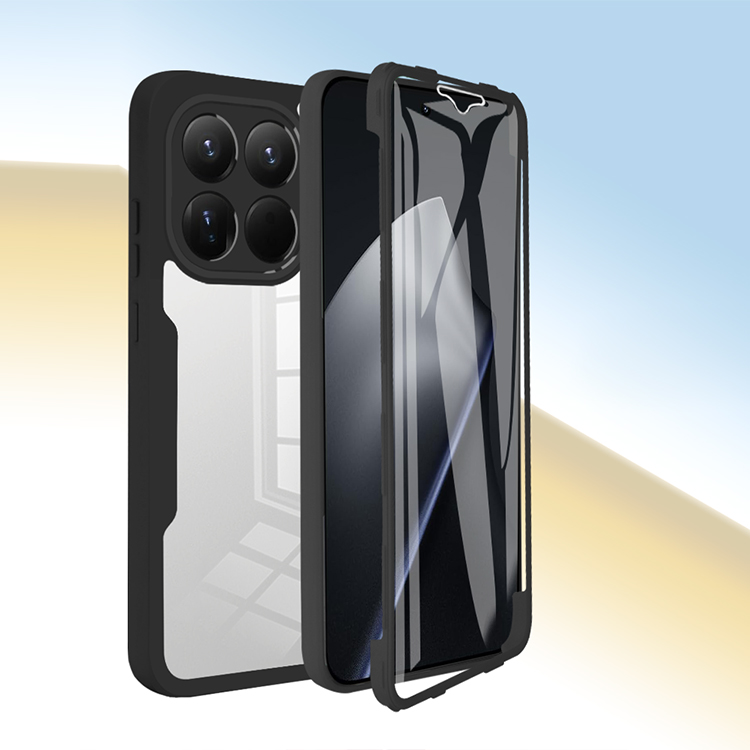 Xiaomi 15T クリア ケース Pro 耐衝撃 カバー 背面透明 両面 前後保護