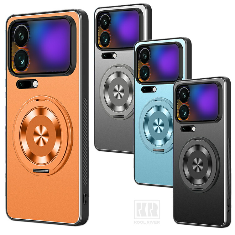 Xiaomi 17 �P�[�X 17 Pro/17 Pro Max �ϏՌ� �J�o�[ �}�b�g�d�グ ��̌^�����O�t�� Qi�[�d ���C�����X�[�d �Ή� �X�^���h�@�\ ���� �V���I�~