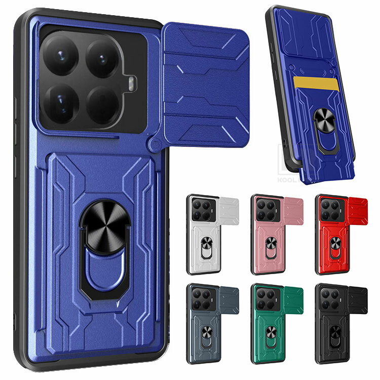 Xiaomi 17T �P�[�X 17TPro �ϏՌ� �J�o�[ �X���C�h���J���������Y�J�o�[�t�� �����Y�ی� ��̌^�����O�t�� �J�[�h���[ �ϏՌ��P�[�X �w�ʃJ�o�[ ����
