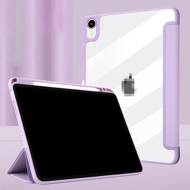 iPad mini (第6世代) 8.3インチ ケース 手帳型 かわいい ペン収納 衝撃吸収 背面透明 保護ケース PUレザー アイパッドミニ6 mini6-52zk-m210924:IT問屋名古屋店 通販 iPad mini6 専用 ケース 2021 タブレット ピンク 可愛い