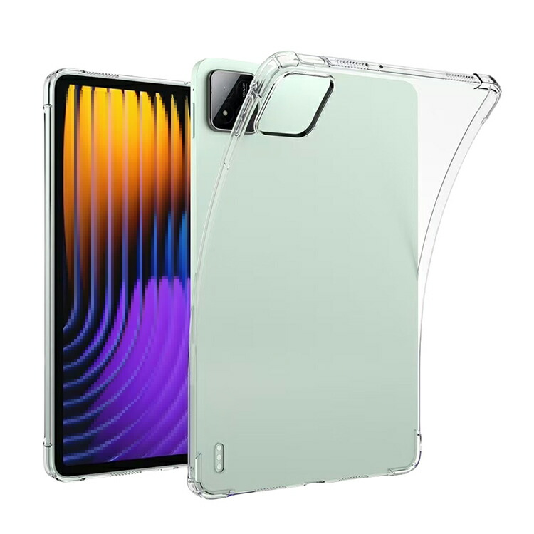 Xiaomi Pad 7/7 Pro �P�[�X 11.2�C���`  �J�o�[ TPU �\�t�g�P�[�X �N���A ���� �p �ی� �R�[�i�[�o���p�[ ���� �V���I�~ �p�b�h7/7 �v�� �Ռ��z��