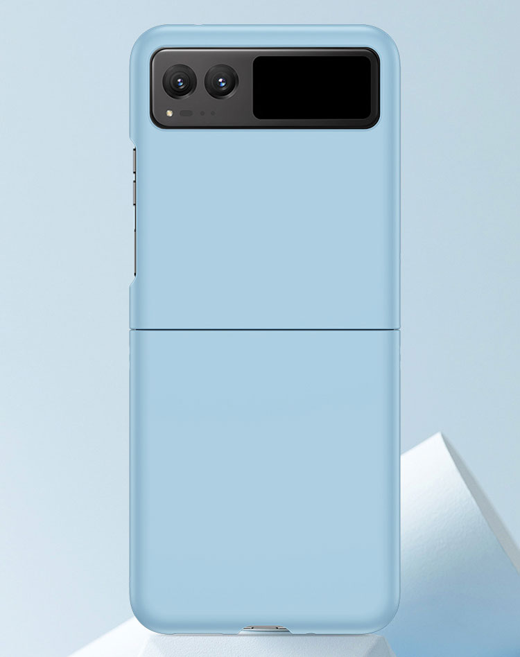 Moto Razr 40/Moto 40s ケース 折りたたみ型 シンプル プラスチック