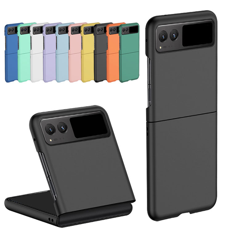Moto Razr 40/Moto Razr 40s �P�[�X �܂肽���݌^ �V���v�� �v���X�`�b�N �n�[�h�P�[�X ���g���[�� ���[�U�[40 �A���h���C�h �X�}�[�g�t�H��