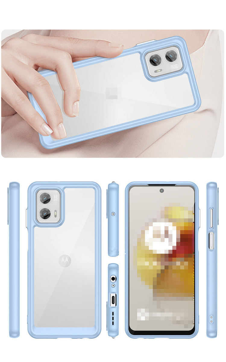 moto g 53j 5G 本体 クリアケース付き モトローラ Moto g53j 5G ケース Moto g53y / g53s クリアケース 透明 カバー