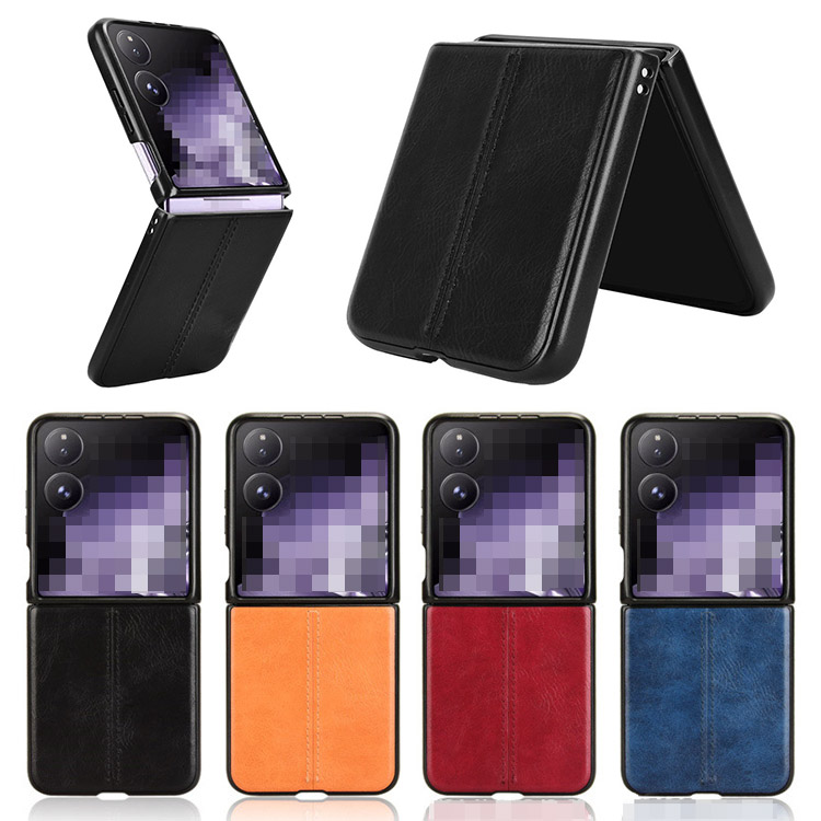 Xiaomi MIX Flip �P�[�X �J�o�[ �܂肽���݌^ PU���U�[�P�[�X �X�g���b�v�� �V���v�� ���� �V���I�~ �~�b�N�X �t���b�v �A���h���C�h �������� �������