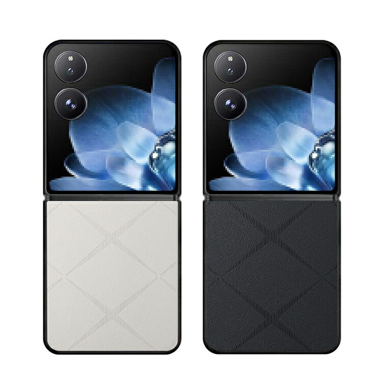 Xiaomi MIX Flip �ϏՌ� �P�[�X �J�o�[ �܂肽���݌^  PU���U�[�P�[�X ���킢�� �V���v�� ���� �V���I�~ �~�b�N�X �t���b�v �A���h���C�h