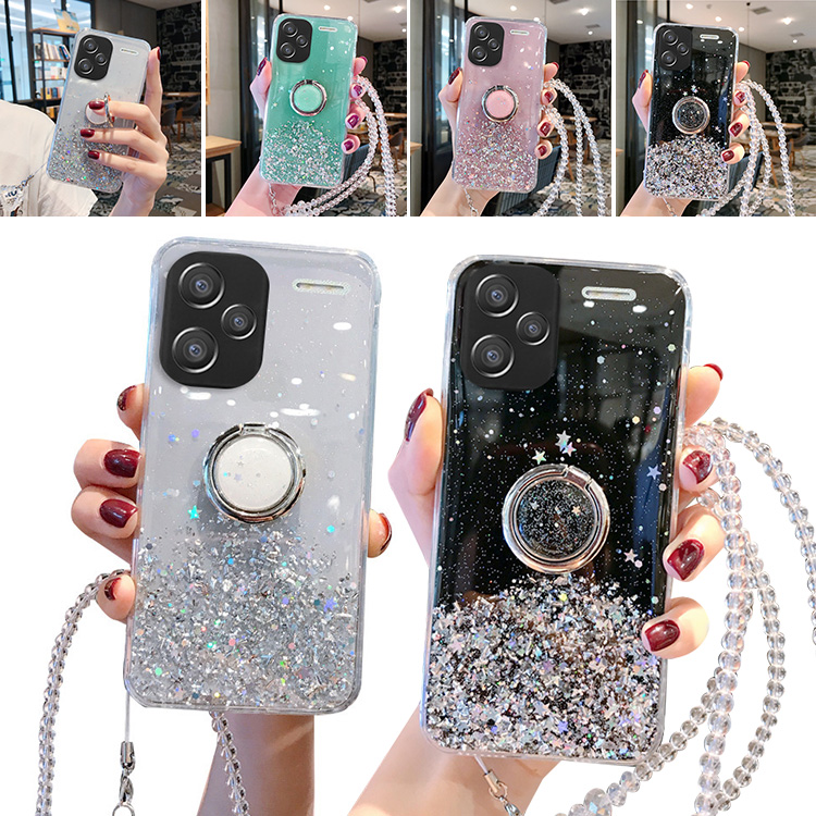 Redmi Note 13 Pro+ 5G �P�[�X �J�o�[  �ϏՌ� �l�b�N�X�g���b�v�t�� �^���h�@�\ �����O�t�� ���킢��TPU �\�t�g�P�[�X �G���K���g ���炫�� �������