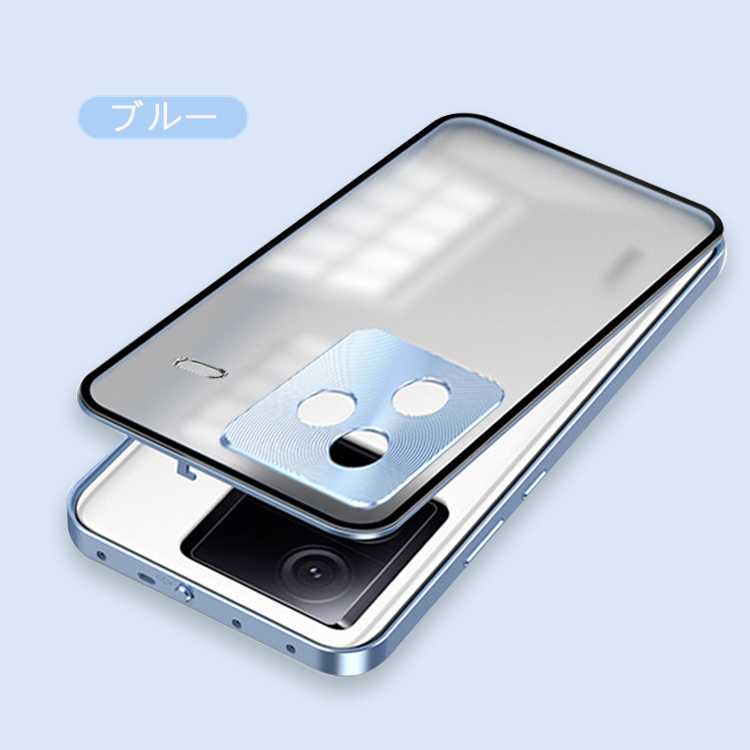 Redmi Note 13 Pro+ 5G ケース カバーアルミバンパー カメラレンズカバー付き 半透明 マット ケース/カバー 小米 シャオミ レッドミー ノート13 プロ プラス｜it-donya｜06