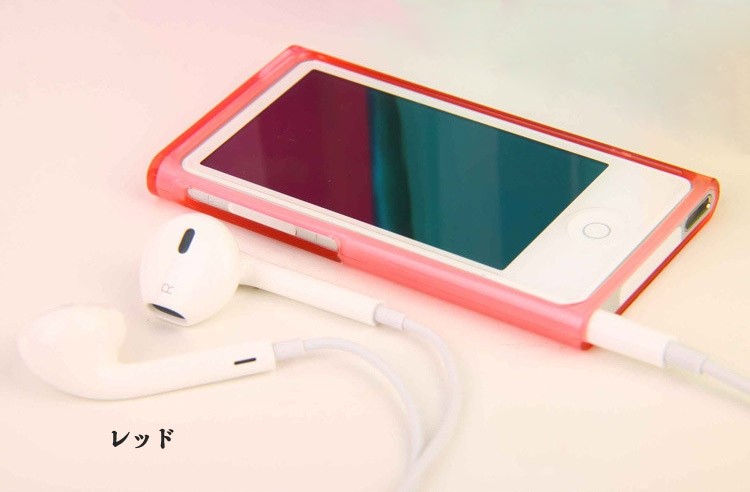 Apple iPod nano クリア ケース/カバー 背面カバー スリムで薄い シンプルでオシャレ 第7世代 アップル アイポッドナノ 7 カバー