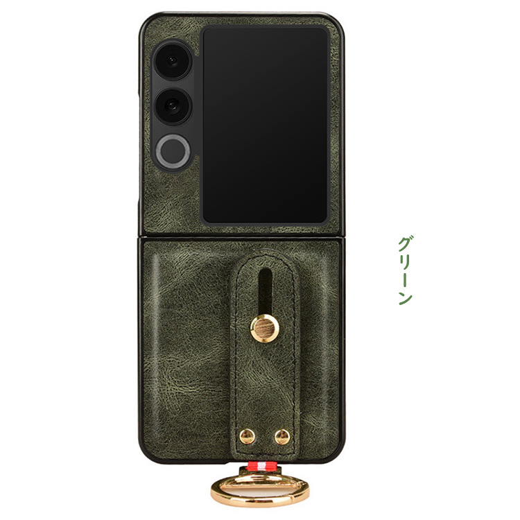 Nubia Flip 2 ケース Flip2 A404ZT 耐衝撃 カバー PUレザー+