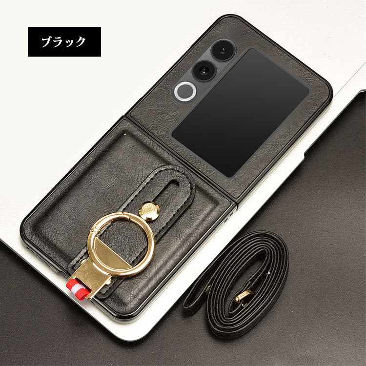 Nubia Flip 2 ケース Flip2 A404ZT 耐衝撃 カバー PUレザー+