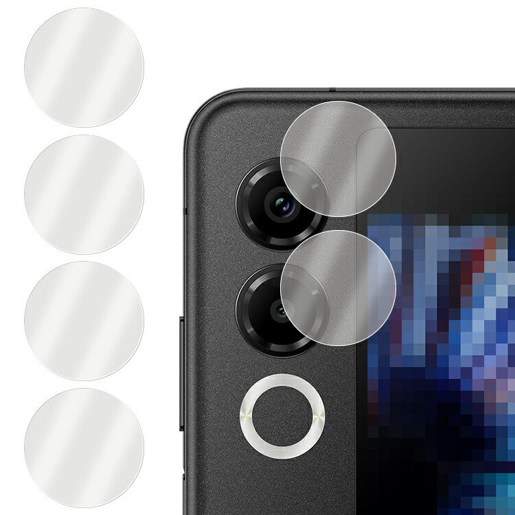 Nubia Flip 2 �J���������Y Nubia Flip2 �K���X�t�B���� �J�����J�o�[ 2�Z�b�g ���v4���� �J�����ی� �����Y�J�o�[ �����K���X �����Y�ی�