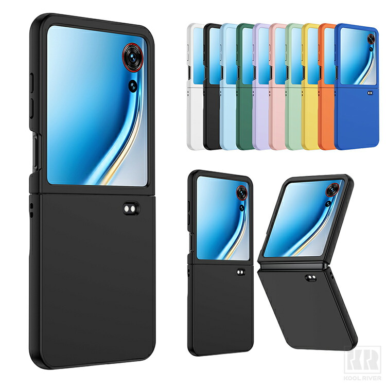 Nubia Flip 3�Ή� �P�[�X �ϏՌ� �J�o�[ �܂肽���݌^ �V���v�� �v���X�`�b�N �n�[�h�P�[�X ���� ������ ZTE �k�r�A �t���b�v3 �������� �������