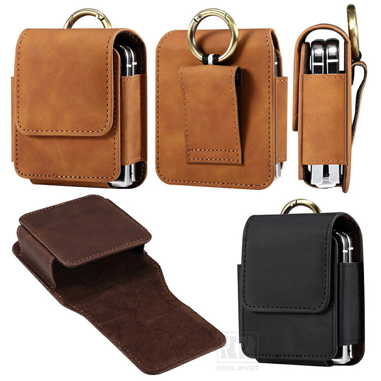 Nubia Flip 3 �P�[�X �J�o�[ �E�G�X�g�|�[�` �x���g���[�v �z���_�[ �z���X�^�[ PU���U�[ �J���r�i�t�� ZTE �k�r�A �t���b�v�V���[�Y ���@��Ή�