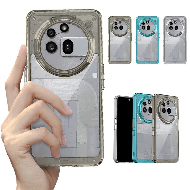 nothing phone 3a フイルム張替え、ケース付き　一括購入 Nothing Phone (3a) シンプル サイドメッキ加工 TPU クリア 耐