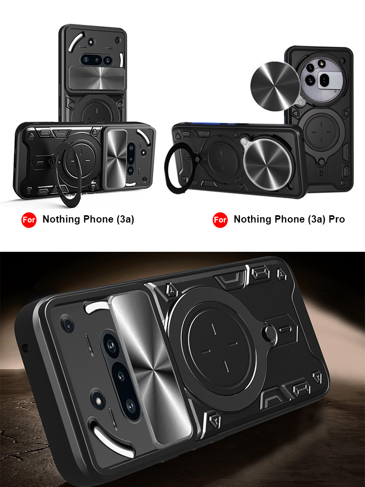 Nothing Phone 3a ケース Pro カバー スライド式カメラレンズカバー