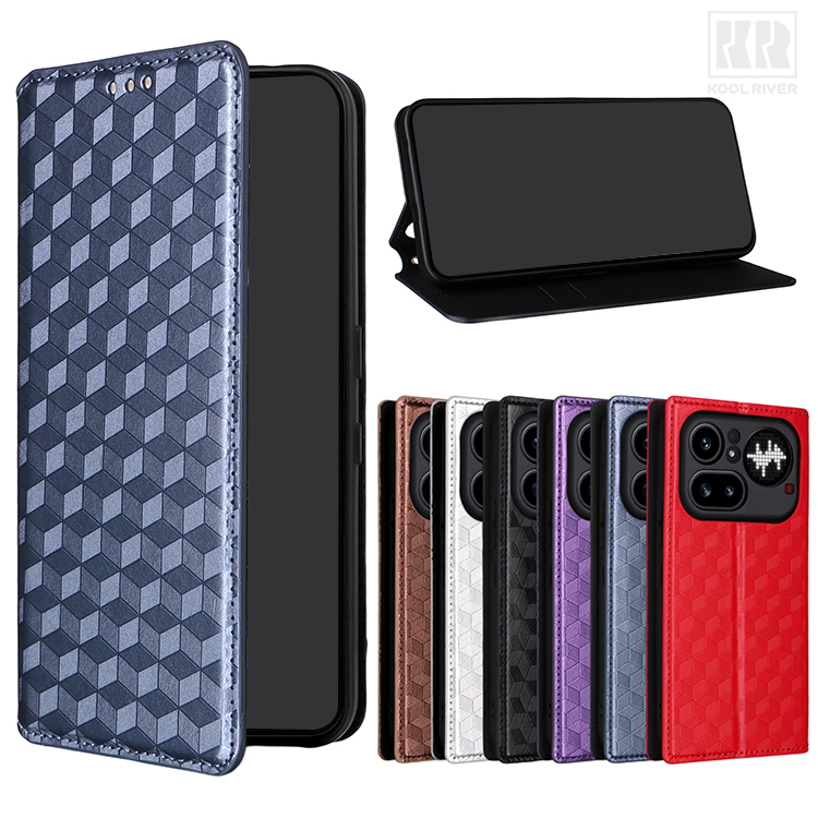 Insta Nothing Phone 4a�Ή� �P�[�X 4a Pro �蒠�^ �J�o�[�􉽊w�͗l PU���U�[ �蒠�^ PU���U�[�P�[�X �X�^���h�@�\ �J�[�h���[ �V���v�� �i�b�V���O