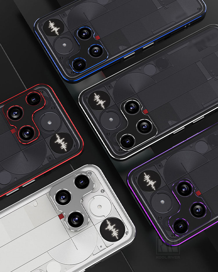 Nothing Phone 3 ケース アルミ バンパー カメラレンズカバー付き