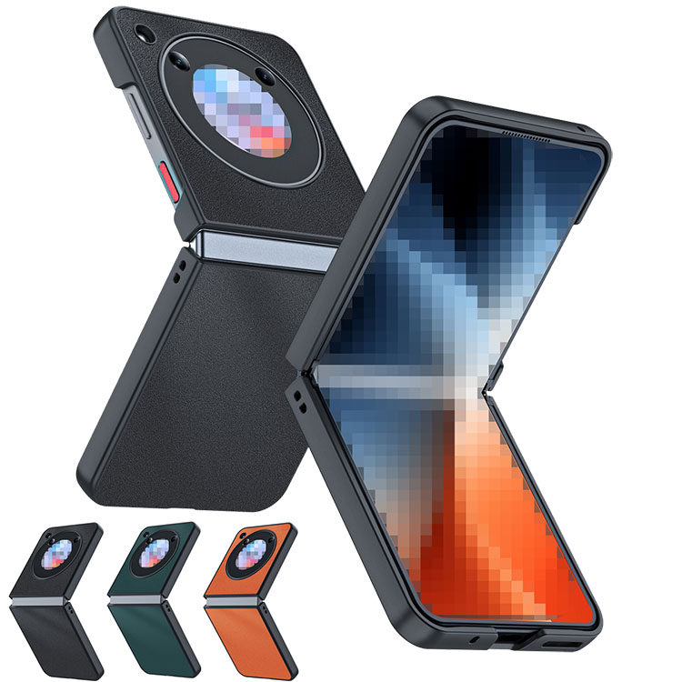 Nubia Flip 5G �P�[�X �J�o�[ PU���U�[ �܂肽���݌^ �w�ʃ��U�[�P�[�X �k�r�A �t���b�v 5G �A���h���C�h �������� �������