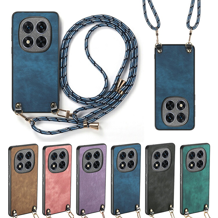 Redmi Note 14 �X�}�z�V�����_�[ �J�o�[ Note 14 Pro 5G PU���U�[�P�[�X �V�����_�[�X�g���b�v ���|���x���g�t�� �������߉\ �X�g���b�v�z�[���t�� ����