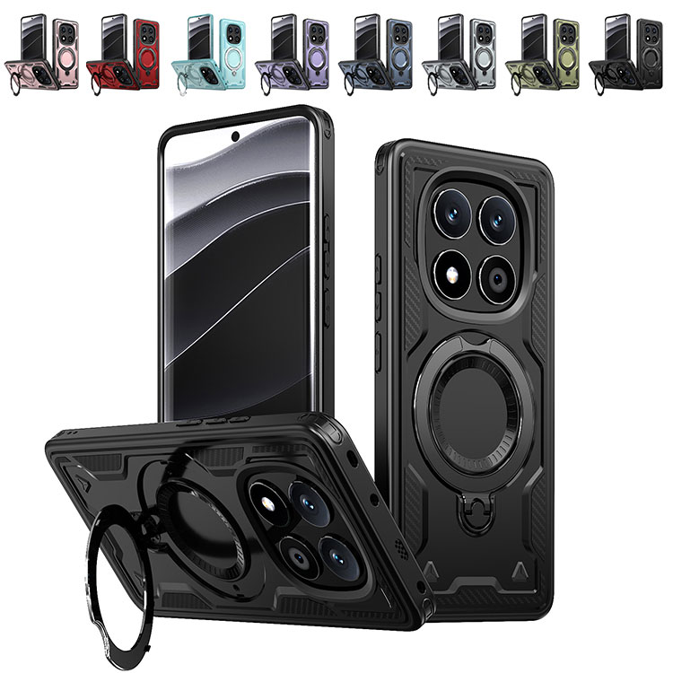 Redmi Note 14 �ϏՌ� �P�[�X Note 14 Pro �J�o�[  TPU+�v���X�`�b�N 2�d�\�� Qi�[�d ���C�����X�[�d �Ή� �X�^���h�@�\ ���� �V���I�~ ���b�h�~�[