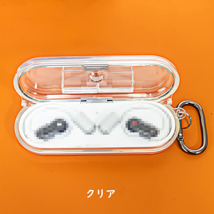 Nothing Ear (open) クリアケース 透明 TPU シンプル カラビナ付き 保護カバー 傷防止 おすすめ おしゃれ ワイヤレスイヤホン 保護ケース ナッシング |  | 01
