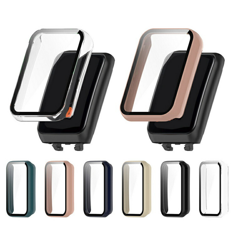 OPPO Band 2 �P�[�X �J�o�[ �t���ʋ����K���X �S�ʕی� �t���ی�P�[�X �I�b�| �o���h2 �P�F/�N���A �t�B������� �n�[�h�P�[�X