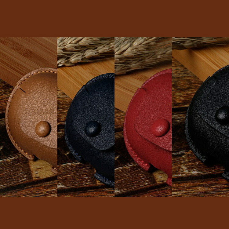 Shokz OpenDots ONEケース PUレザー カバー ビンテージ風 シンプル