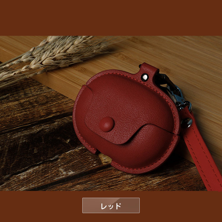 Shokz OpenDots ONEケース PUレザー カバー ビンテージ風 シンプル