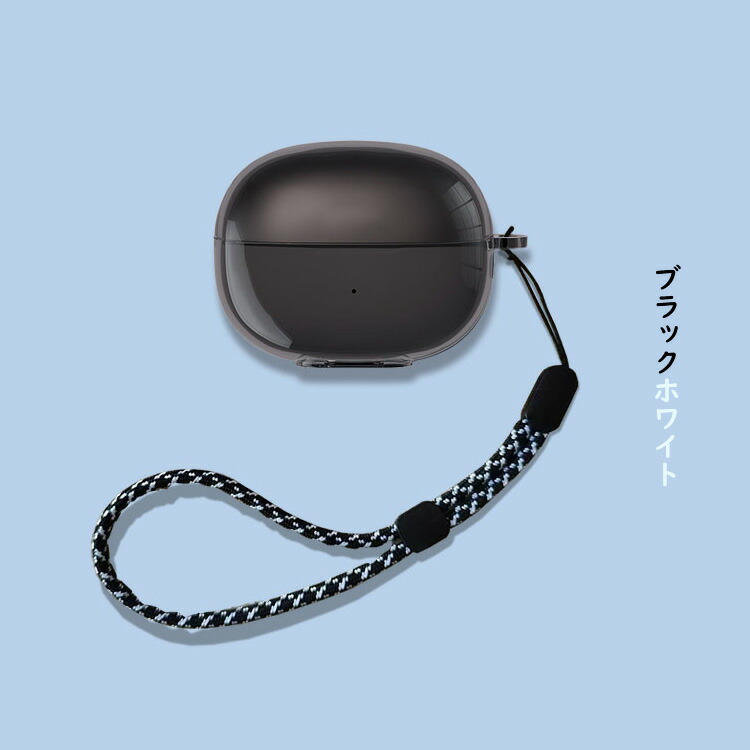 Shokz OpenDots ONE ケース カバー クリア 透明 TPU シンプル 紐