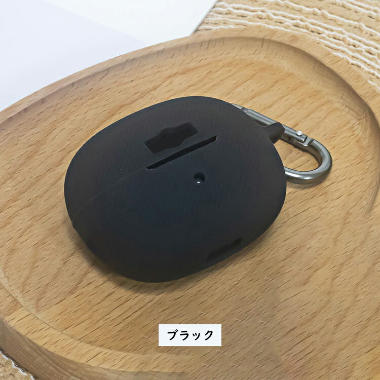 早い者勝ち❣️イヤホンケース　シリコン　シンプル　グレー　カラビナ付き Shokz OpenDots ONE ケース シリコン シンプル カラビナ付き