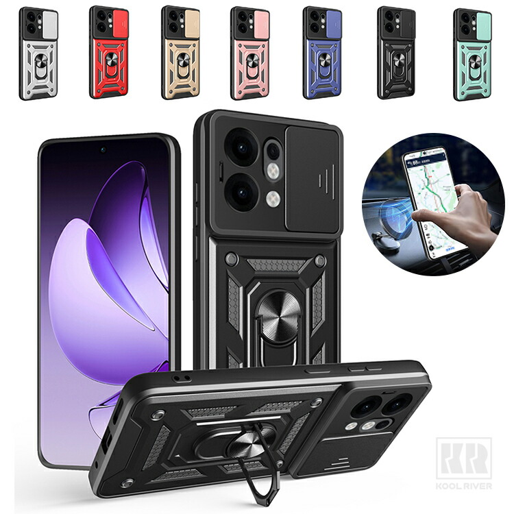 OPPO Find X9 �P�[�X X9 Pro �J�o�[ �ϏՌ� �X���C�h���J���������Y�J�o�[�t�� �����Y�ی� ��̌^�����O�t�� �X�^���h�@�\ �}�O�l�b�g���ԍڃz���_�[�Ή�