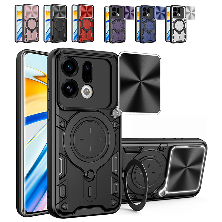 OPPO Find X9 �P�[�X X9 Pro �J�o�[ �ϏՌ� �J�����ی�J�o�[�i��]���j �����Y�ی� ��̌^�����O�t�� �X�^���h�@�\ �}�O�l�b�g���ԍڃz���_�[�Ή�