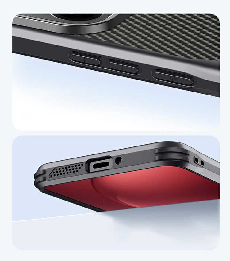 OPPO Find X9 ケース 耐衝撃 Pro カバー カーボン調 Qi充電 ワイヤレス