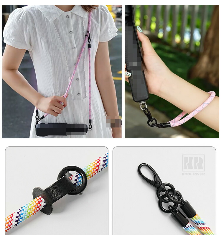 Osmo Pocket 3 / 4 ショルダーストラップ 肩掛け ネックストラップ