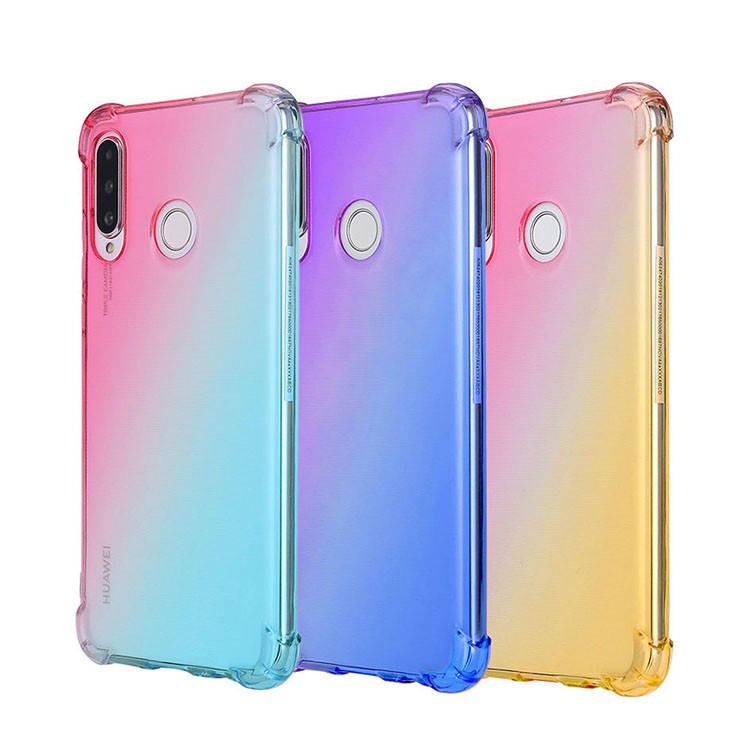 HUAWEI P30 lite Premium ケース TPU グラデーション カバー 耐衝撃