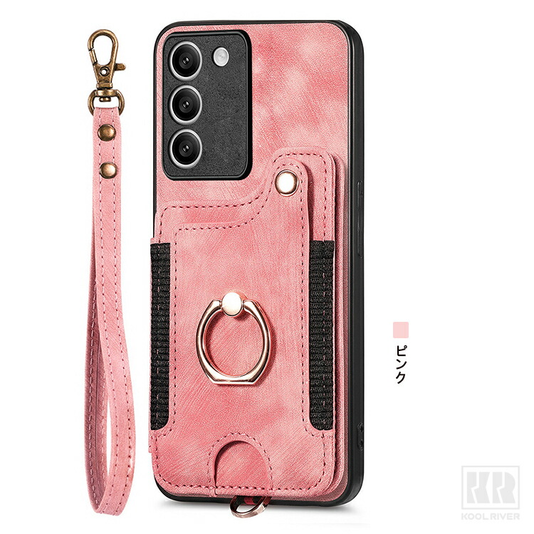 OPPO A5 5G ケース 耐衝撃 カバー ストラップ付き PUレザーケース 側面