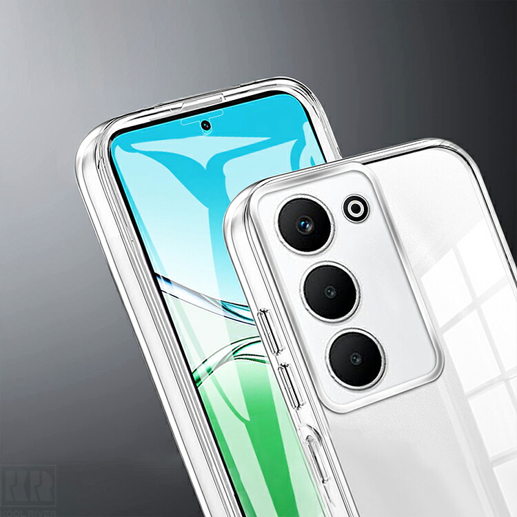 OPPO A5 5G ケース クリア カバー 耐衝撃 透明 両面 前後保護 フル
