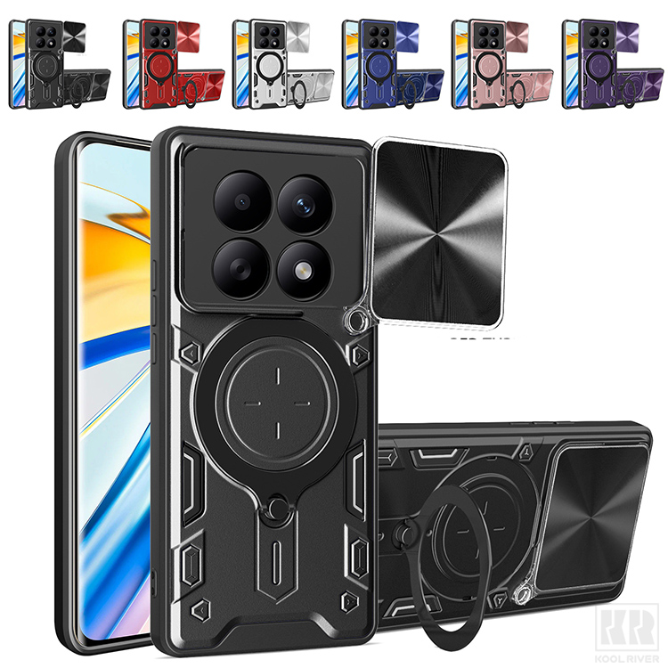 POCO M8 5G �P�[�X M8 Pro 5G �J�o�[ �ϏՌ� �}�O�l�b�g���ԍڃz���_�Ή� �X���C�h���J���������Y�J�o�[�t�� �����Y�ی� ��̌^�X�}�z�����O�t��