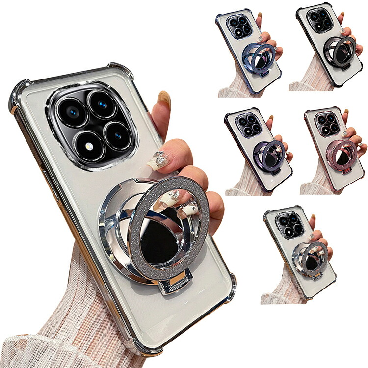 POCO M8 5G �P�[�X �N���A �����Y�J�o�[�t�� M8 Pro 5G �J�o�[ �ϏՌ� �N���A ���� ���b�L TPU �\�t�g�P�[�X �����^�X�}�z�����O�t�� �~���[�t�� �p �ی�