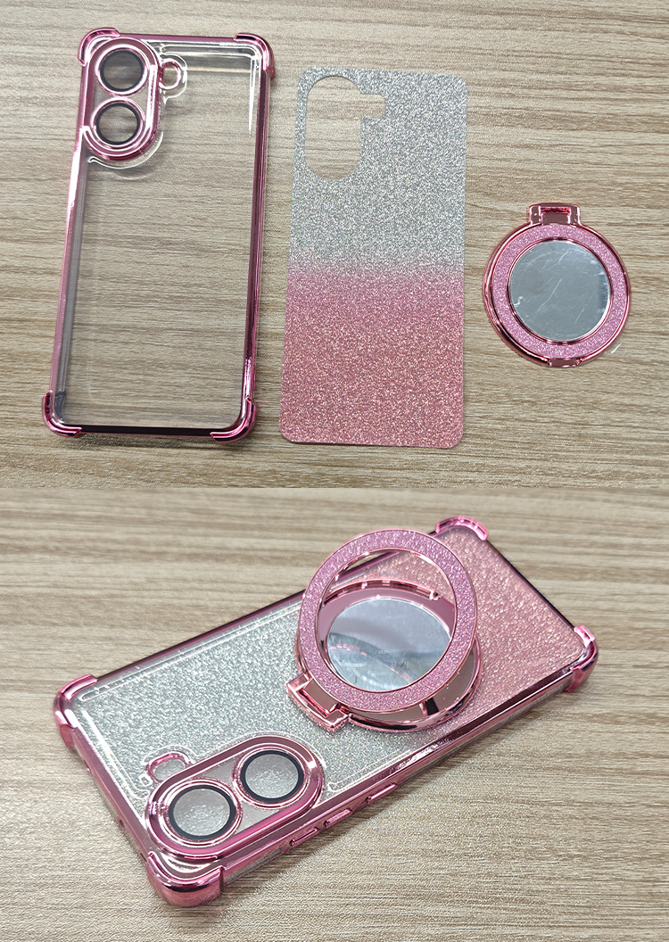 POCO X7 Pro クリア ケース カメラ保護あり カバー メッキ TPU 透明