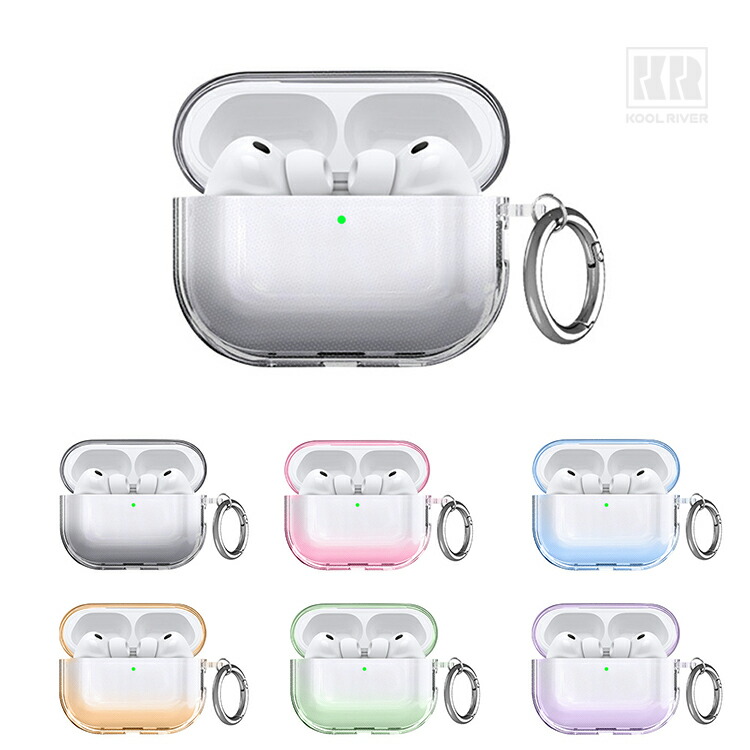AirPods Pro 3 �ϏՌ� �P�[�X ��3���� �J�o�[ �N���A ���� �J���r�i�t�� �O���f�[�V���� TPU �\�t�g�P�[�X Qi�[�d ���C�����X�[�d�Ή� �ی�J�o�[ Apple