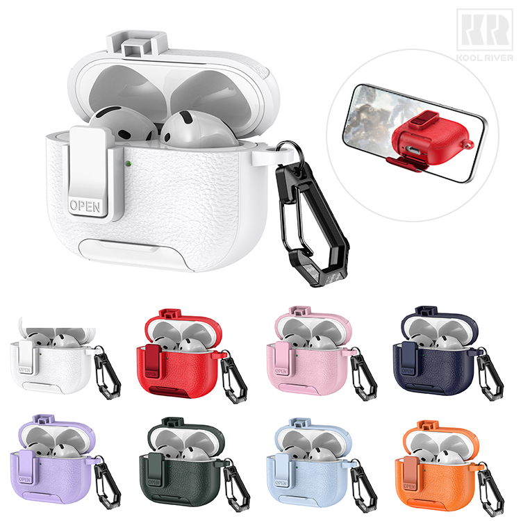 AirPods Pro 3 �ϏՌ� �P�[�X ��3���� �J�o�[ �J���r�i�t�� 2�d�\�� �X�^���h�@�\���� �V���v�� �ی�J�o�[ �������� ������� Apple �A�C�z��